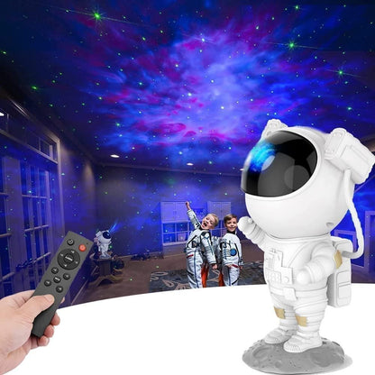 Astronaut Galaxy Projector with 360° Magnetic Head Rotation & Remote Control