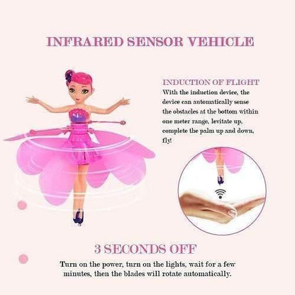 Magic Flying Fairy Princess Doll - Interactive Toy for Kids (Pack of 1)