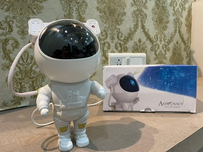 Astronaut Galaxy Projector with 360° Magnetic Head Rotation & Remote Control