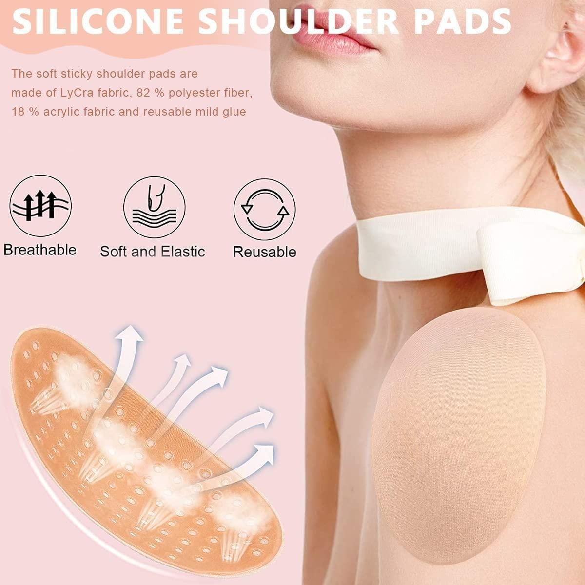 Soft Silicone Anti-Slip Shoulder Push-Up Pads | Comfortable and Durable Support